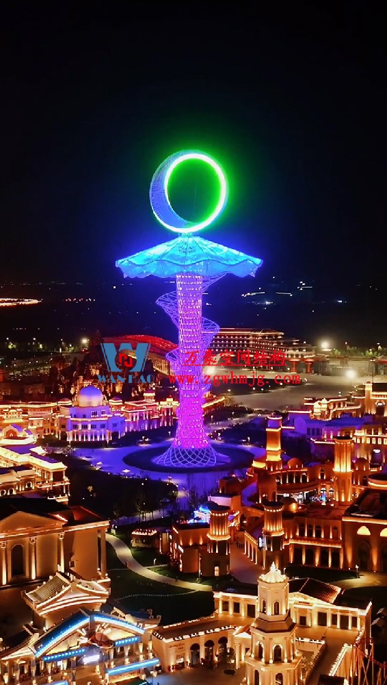 身姿輕盈，造型優美的膜結構建筑