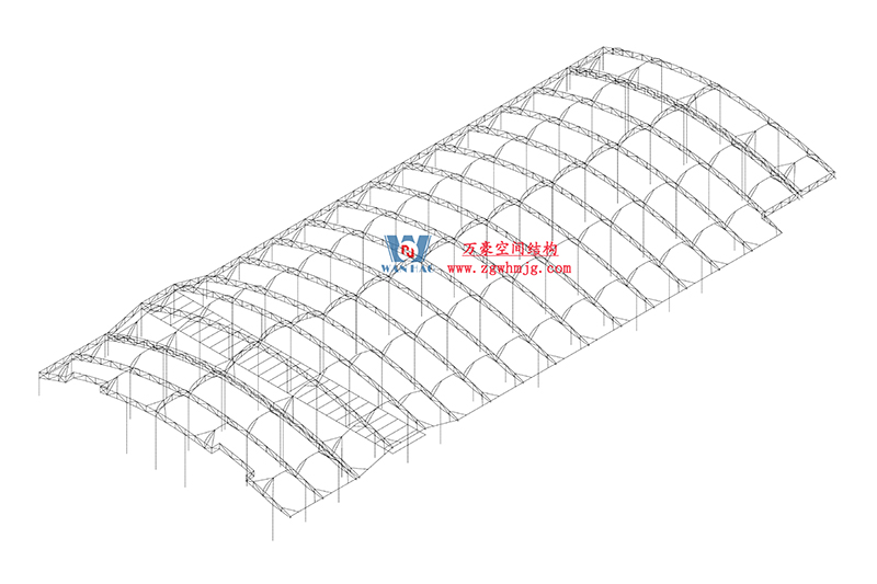 浙江真愛毯業科技有限公司廠房三屋面膜結構工程完工大吉！