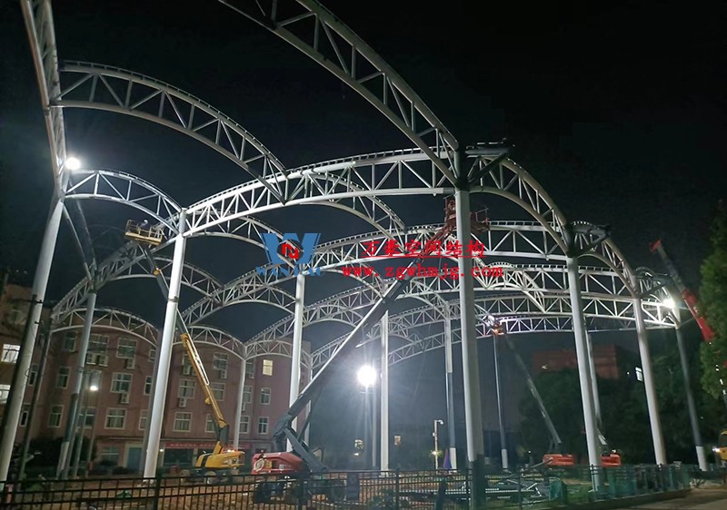 國網江西省電力有限公司培訓中心實訓基地改造膜結構項目最新施工進度 國網江西省電力有限公司培訓中心實訓基地改造膜結構項目最新施工進度