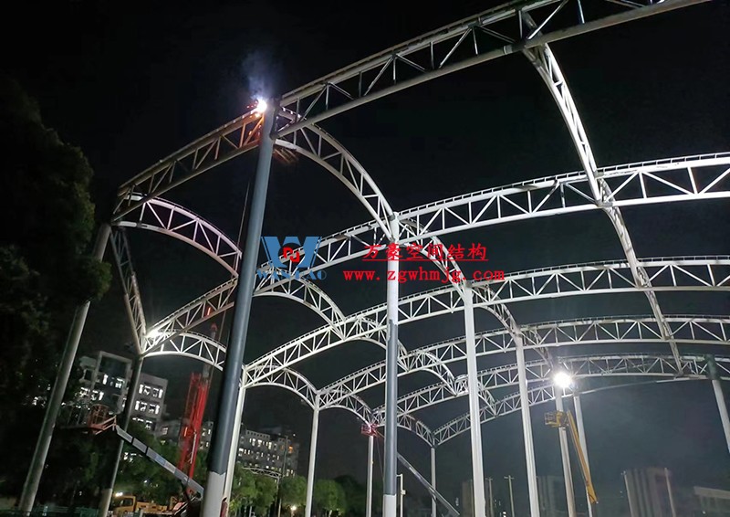 國網江西省電力有限公司培訓中心實訓基地改造膜結構項目最新施工進度 國網江西省電力有限公司培訓中心實訓基地改造膜結構項目最新施工進度