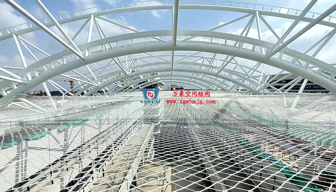 工程進度全速推進，PTFE膜材張拉在即！