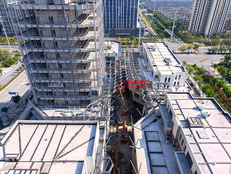 嘉興長安里ETFE氣枕鋼膜結構頂棚工程現場學習觀摩會 嘉興長安里ETFE氣枕鋼膜結構頂棚工程現場學習觀摩會