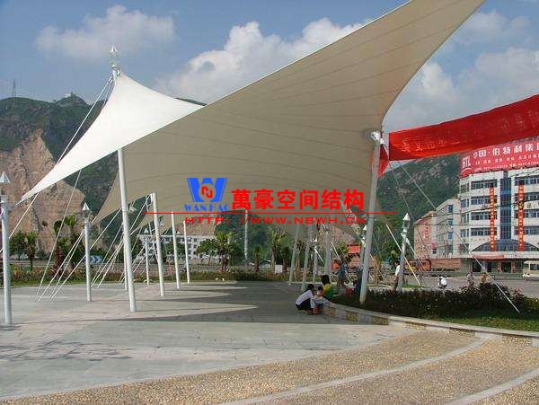 膜結構遮陽雨棚