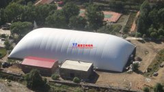 充氣膜結(jié)構(gòu)煤棚安全嗎？充氣膜煤棚會爆炸嗎？