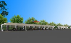 膜結構車棚與自行車停車棚有哪些共同的特點？