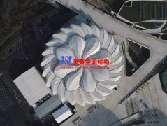 耗資11億、重達1280噸、40米高空上的“蓮花”杭州奧體博覽城網球中心開花了！
