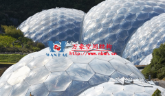 世界最大ETFE膜結構溫室--英國伊甸園項目