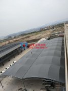 奉化方橋農副鋼膜結構雨棚工程項目竣工