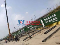 紹興國際會展中心一期B區會議中心PTFE膜結構工程火熱拼裝、吊裝中